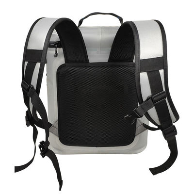 Wasserdichter Rucksack mit weichen Kühlboxen, hellgrau, 20 l Fassungsvermögen, TPU-Material