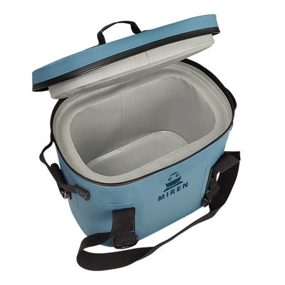 Blaue Farbe 12 kann Kühltasche, weiche Isoliermittagessen-Tasche wasserdicht für Picknick