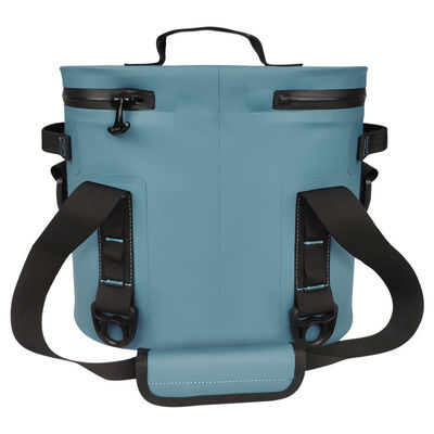 Blaue Farbe 12 kann Kühltasche, weiche Isoliermittagessen-Tasche wasserdicht für Picknick