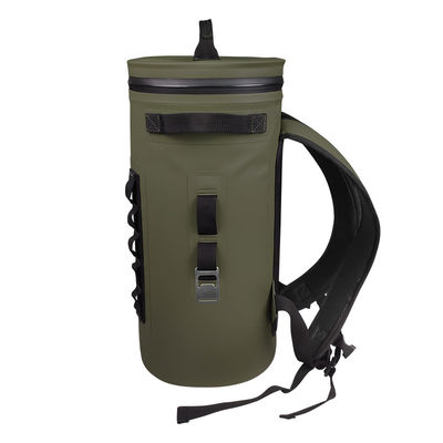 Armeegrüner weicher Kühlrucksack, wasserabweisend, wiederverwendbar, OEM