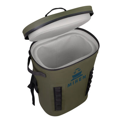Armeegrüner weicher Kühlrucksack, wasserabweisend, wiederverwendbar, OEM