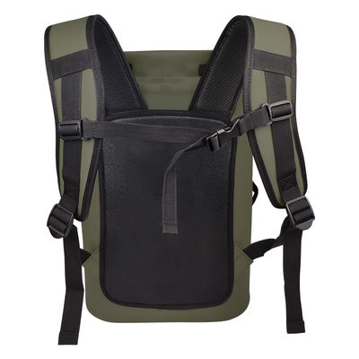 Armeegrüner weicher Kühlrucksack, wasserabweisend, wiederverwendbar, OEM