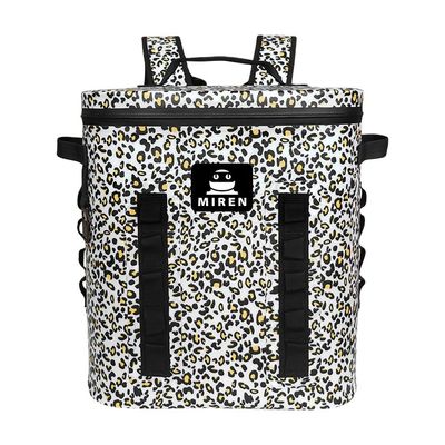 Wasserdichte Picknick-Kühltasche TPU, Leopard-Tarnung isolierter Kühlrucksack 20L