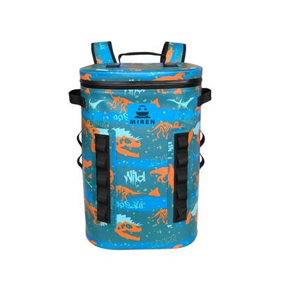 Maßgeschneiderter 29-Dosen-Camouflage-Kühlrucksack für Camping-Picknick