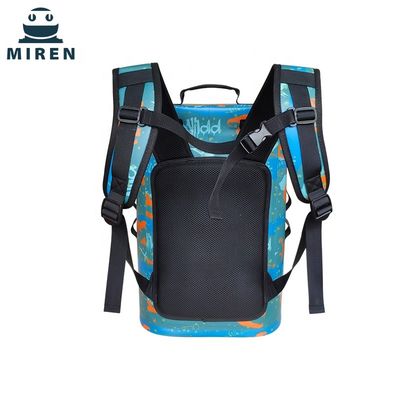 Maßgeschneiderter 29-Dosen-Camouflage-Kühlrucksack für Camping-Picknick