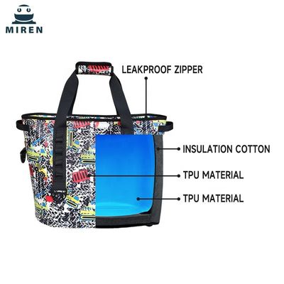 30L gekühlte Picknick-Kühltasche, wasserabweisend für Ausflüge