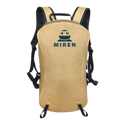 Leichter, gelber, wasserdichter Rucksack 13 Liter für Outdoor-Sport