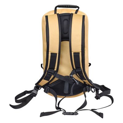Leichter, gelber, wasserdichter Rucksack 13 Liter für Outdoor-Sport