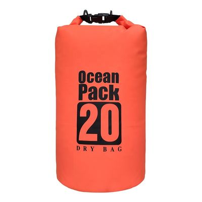 Faltbarer, leichter, wasserdichter PVC-Trockenbeutel mit 20 l Fassungsvermögen für Outdoor-Aktivitäten