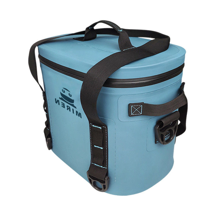 Blaue Farbe 12 kann Kühltasche, weiche Isoliermittagessen-Tasche wasserdicht für Picknick